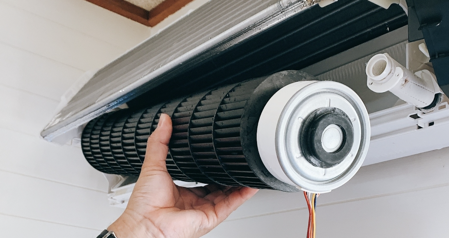 エアコンの送風ファンの画像