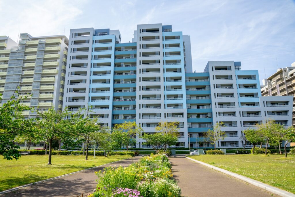 高層マンションの画像